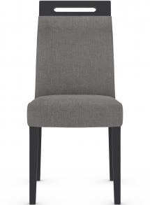 Modena Matt Black Dining Chair Fabric