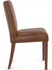Pranzo Walnut Dining Chair Aniline Leather