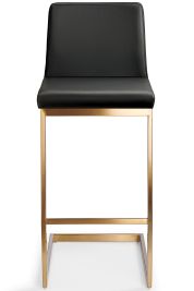 Ark Gold Bar Stool Black