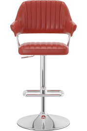 Aviator Bar Stool Red