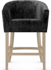 Bentley Oak Bar Stool Velvet