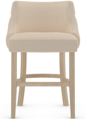 Carlton Bar Stool Cream Fabric