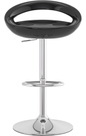 Crescent Bar Stool Black