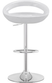 Crescent Bar Stool White
