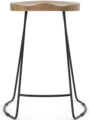 Cult Black Bar Stool