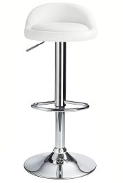 Cushion Bar Stool White