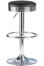 Detroit American Diner Bar Stool Black