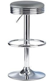 Detroit American Diner Bar Stool Grey