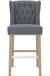 Earl Oak Bar Stool Fabric