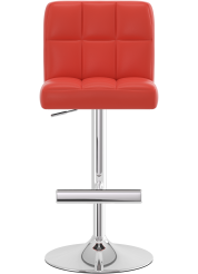 Grid Bar Stool Red