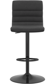 Harmony Fabric Bar Stool Black