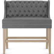 Kensington Oak Bench Leather