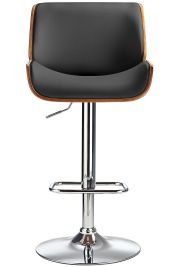 Kudos Bar Stool Black & Walnut