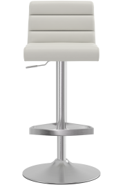Maine Brushed Bar Stool White