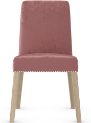 Malik Dining Chair Blush Velvet
