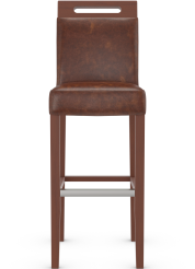 Modena High Bar Stool Aniline Leather