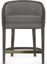 Newport Antique Black Bar Stool