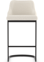 Nuovo Black Bar Stool Boucle