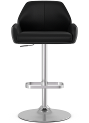 Orient Brushed Bar Stool Black
