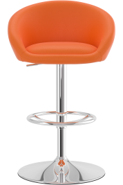 Pavia Bar Stool Orange