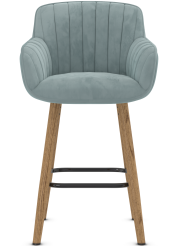 Primrose Oak Bar Stool Velvet