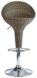 Rattan Bar Stool Natural