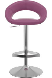 Sorrento Brushed Stool Purple