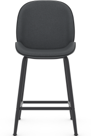 Suave Black Bar Stool Fabric
