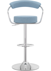 Zenith Fabric Bar Stool Blue