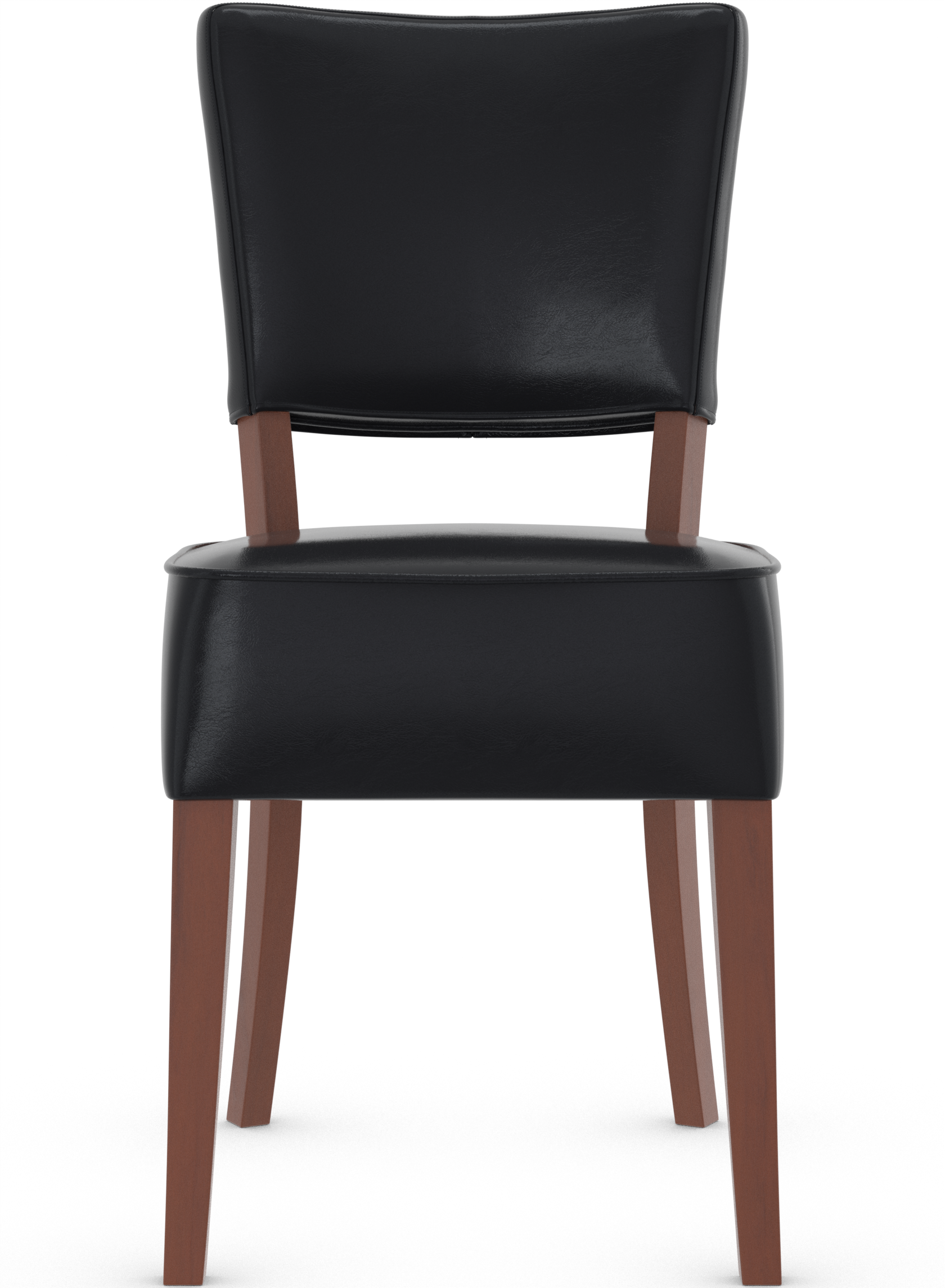 Genova Rustic Oak Dining Chair Bonded Leather