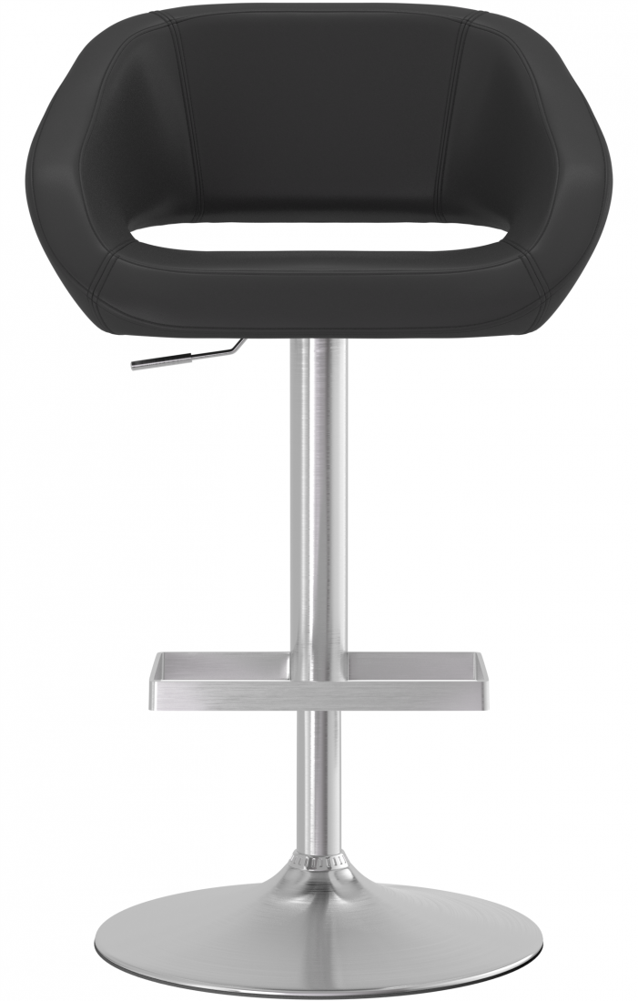Actona Brushed Bar Stool Black