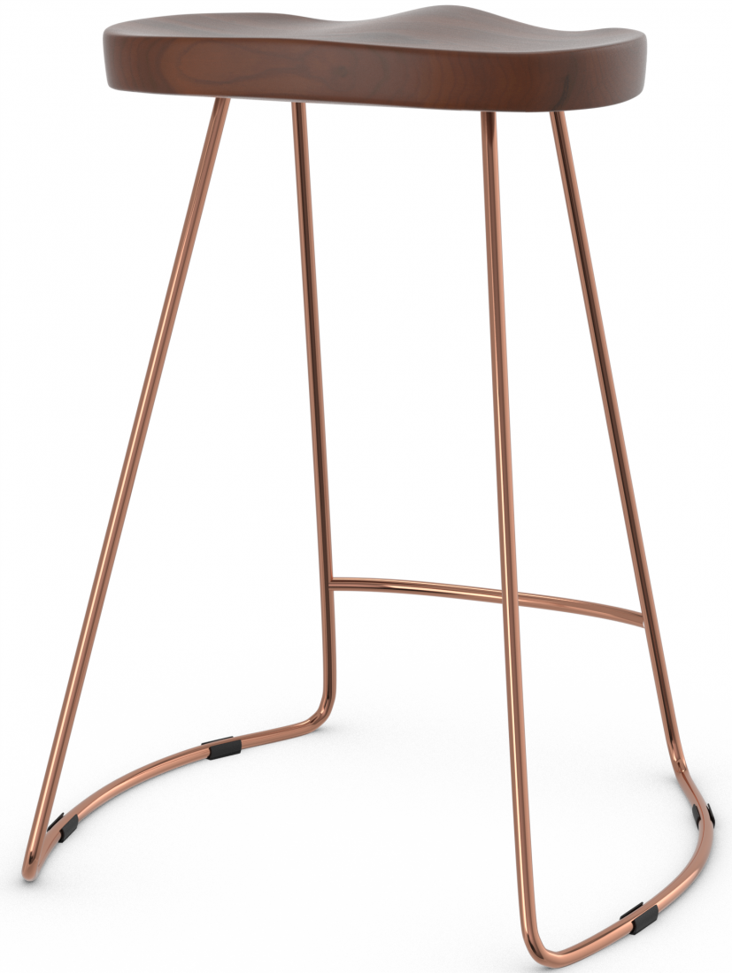 Cult Bar Stool Dark Wood