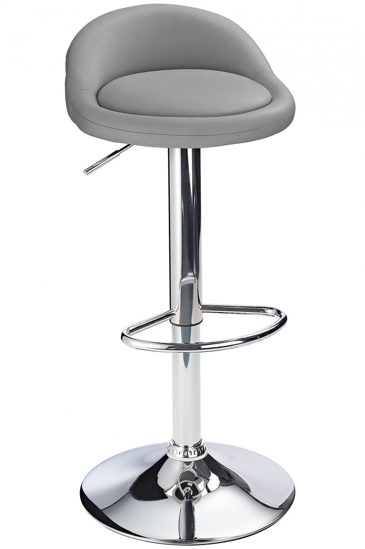 Cushion Bar Stool Grey