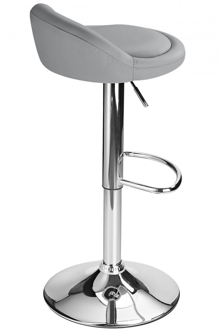 Cushion Bar Stool Grey