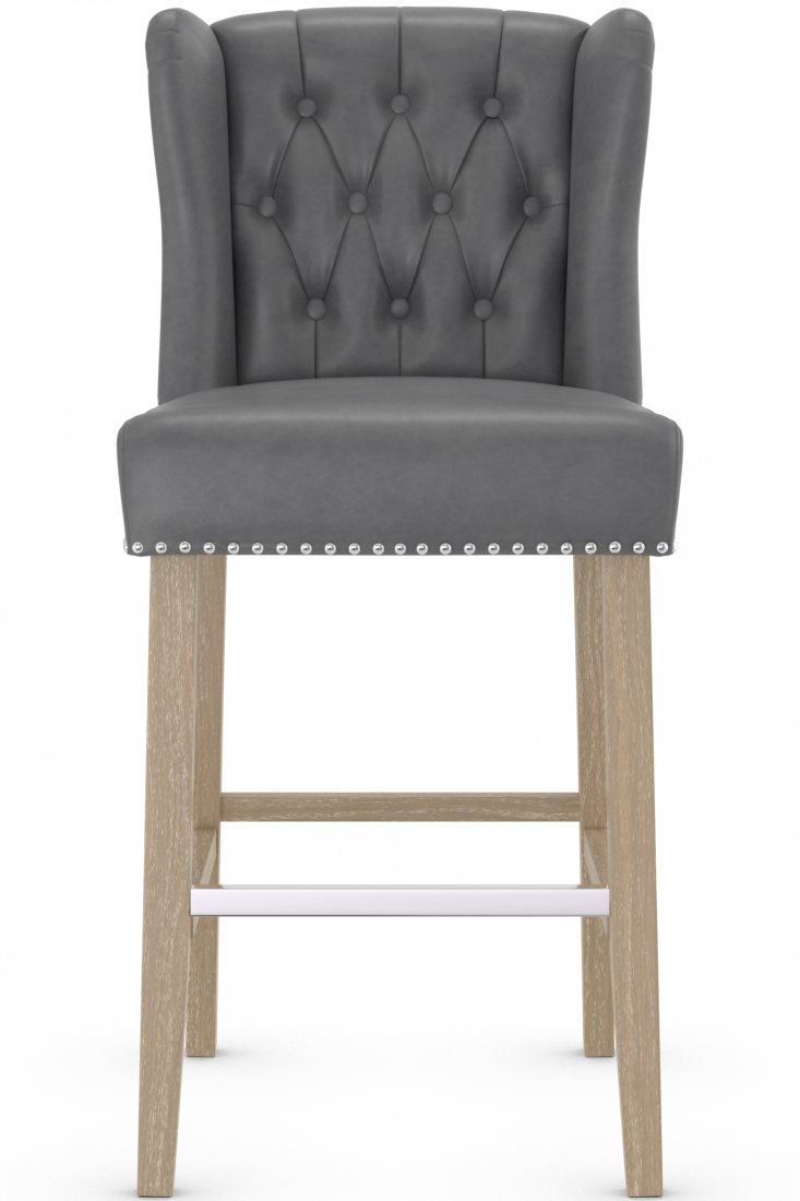 EARL OAK BAR STOOL FABRIC